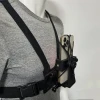 gopro motorsport productions — спортивный агрегат для камеры gopro, закрепленный на груди с помощью защитного ремня для телефона и снятый в прямом эфире в прямом эфире Item Picture